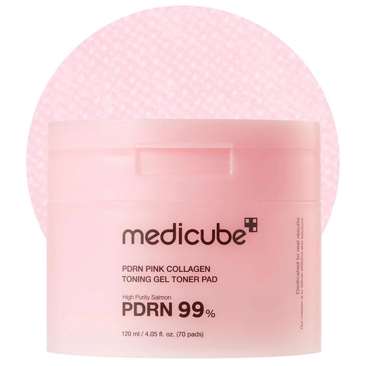 {Medicube}PDRN Pink Collagen Toning Gel Toner Pad (70pcs)
